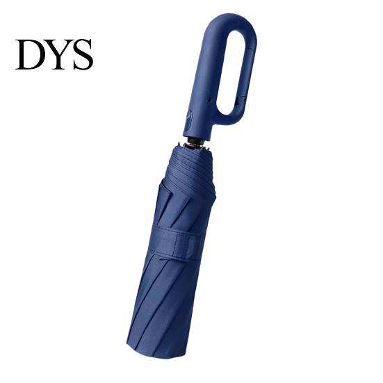10 Ribs Umbrella Automatic Folding with Carabiner Handle, UV Rain Protection Travel Portable Sun Umbrella, Windproof 10-Rib for Women Men Lightweight