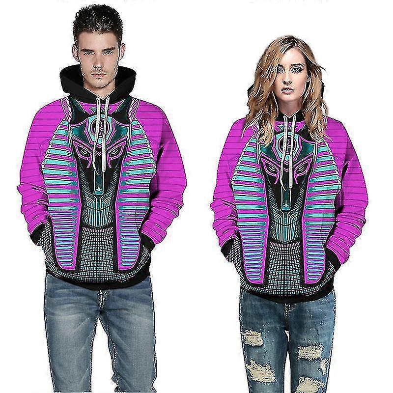 Hoodie Fashion Printed Tops Adult Pullover Wear