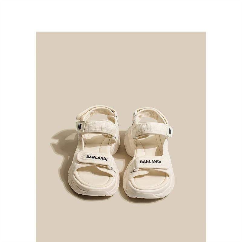

Sports dad sandals women 2025 new summer platform Velcro casual Roman shoes versatile student beach shoes 40