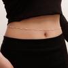 Hip Hop Handmade Chain Mini Imitation Pearl Body Chain Femininity Adjustable Spice Girl Skinny Waist Chain