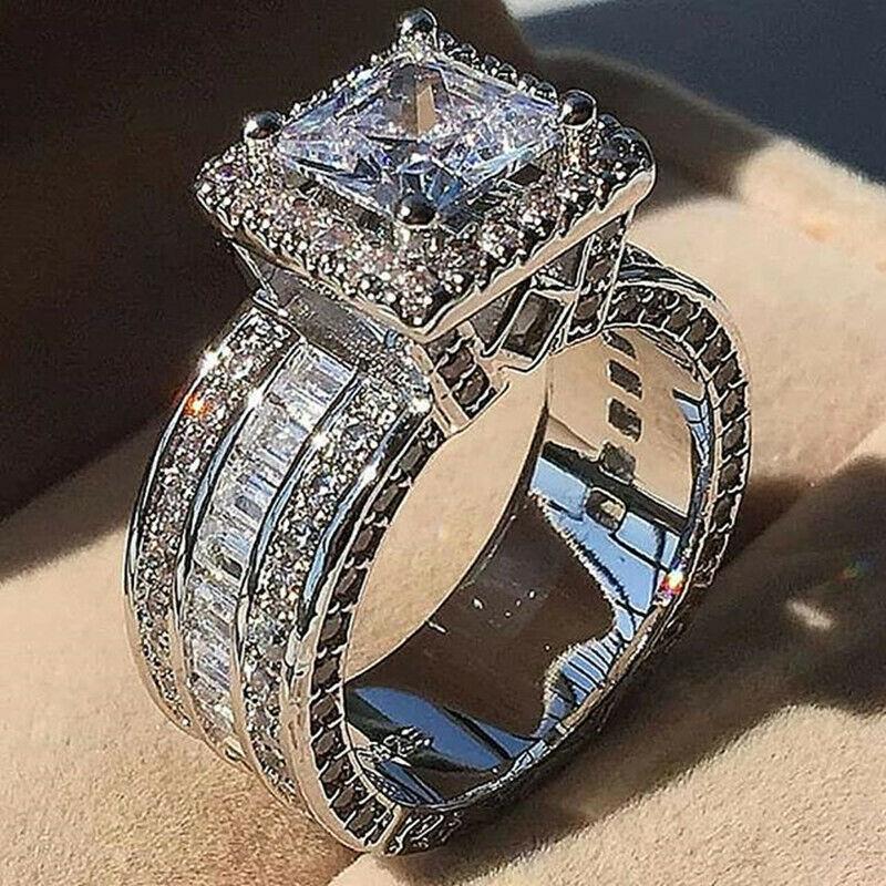 Silver Fashion Engagement Ring for Women