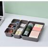 8pc Storage Box Kitchen Storage Holder Drawer Dividers Jewelry Trays for Drawers Kitchen Drawer Organizer Desk Drawer Organizer Tray Grey