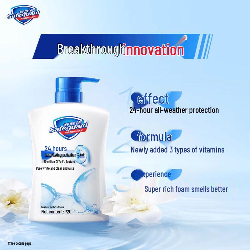 Safeguard Pure White Fresh Scent Shower Gel