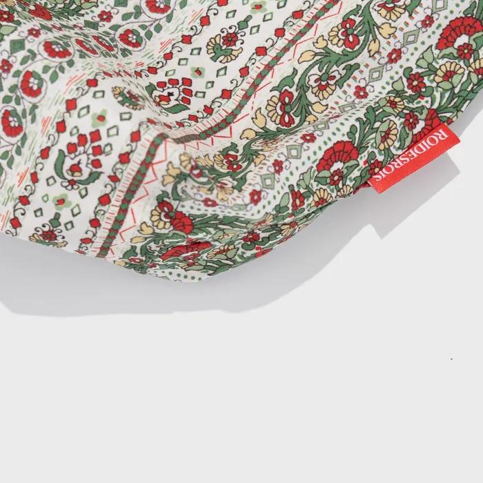 Multi Random Pattern Eco Bag (White & Green)