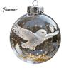 Collectible Bird Glass Ornaments Nature Faux Crystal Ornament Handmade 3D Warmth And Meaning Set Clear Plastic Christmas Ball Holiday Decor Loved One