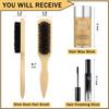Hair Wax Stick Set for Flyaways Slick Back – Includes Wax Stick for Hair, Slick Back Hair Brush, Hair Finishing Stick – Hair Styling Products for
