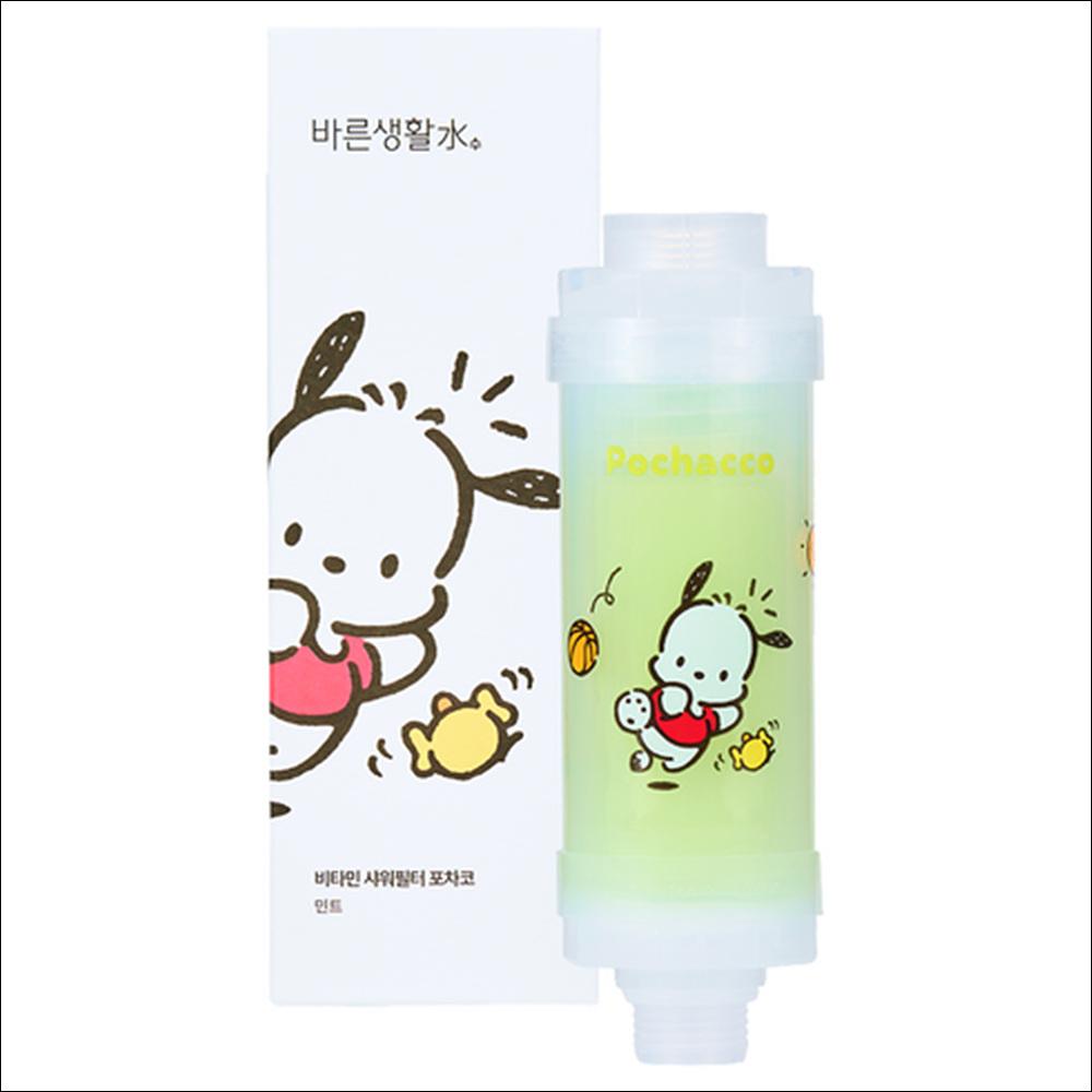 [Barunsaenghwal] Sanrio Characters Vitamin Shower Filter - Hello Kitty My Melody Cinnamoroll Kuromi, Anti-Rust & Chlorine Removal, K-Beauty Skin Care