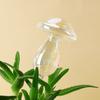 Pack of 3 Glass Plant Self-Watering Bulb Automatic Watering Planter Insert Mushroom Watering Globes Device Potted Plant