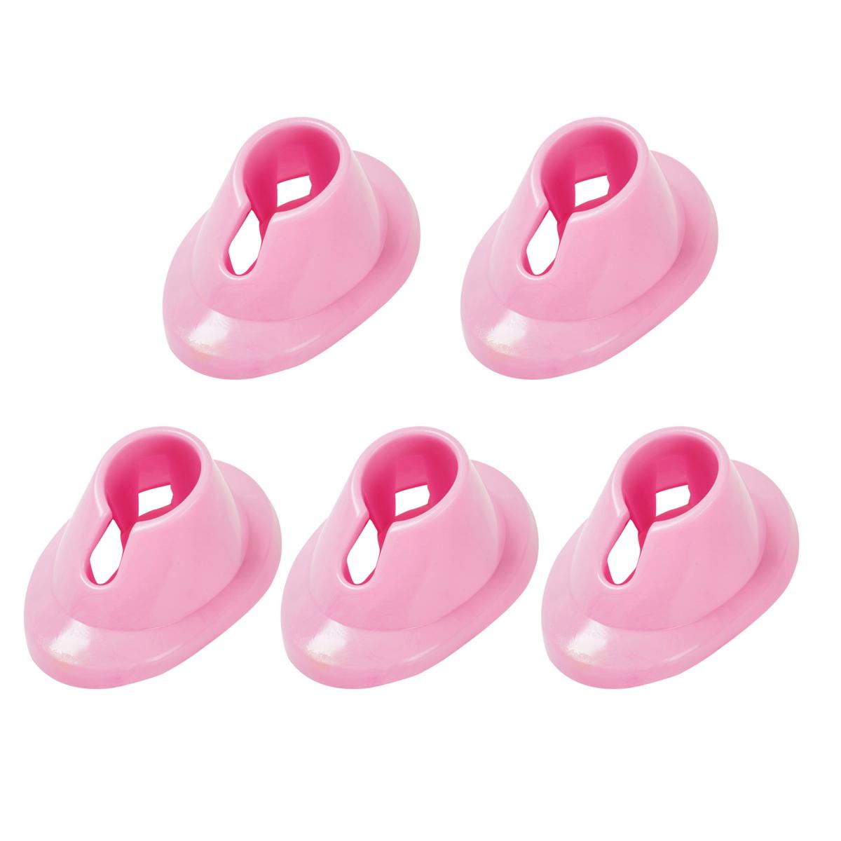 

5 шт. силиконовый держатель для бутылочек с лаком для ногтей, подставка для бутылочек с защитой от проливания, стабилизатор для бутылочек с лаком для ногтей для демонстрации маникюра, профессиональный инструмент для дизайна ногтей розовый