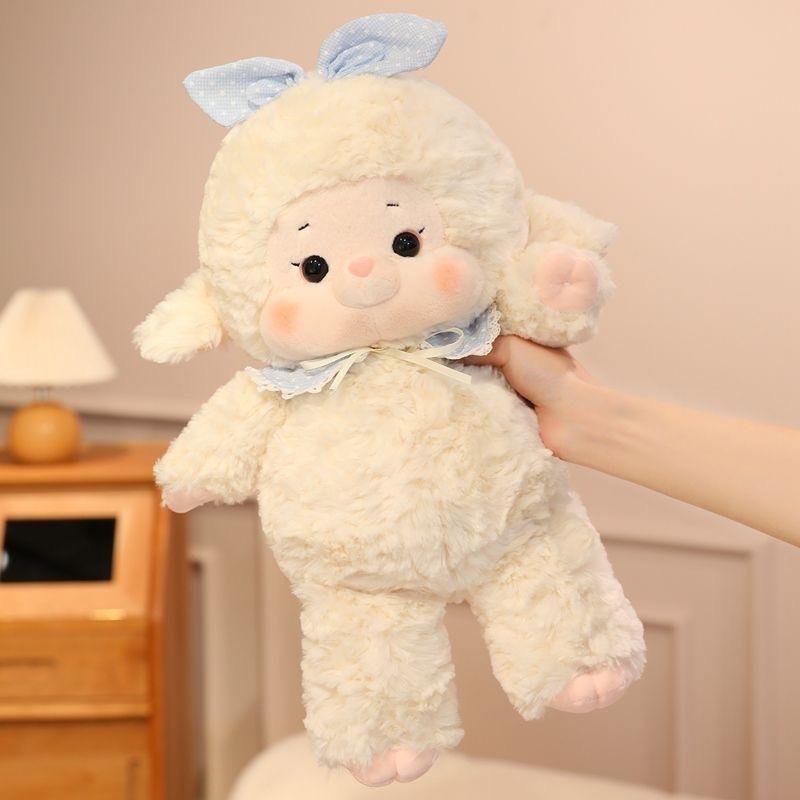 Fairy Tale Series Animal Dolls Cute Plush Toys Meow Sheep Meow Rabbit Doll Throw Pillow Rag Doll Birthday Gift