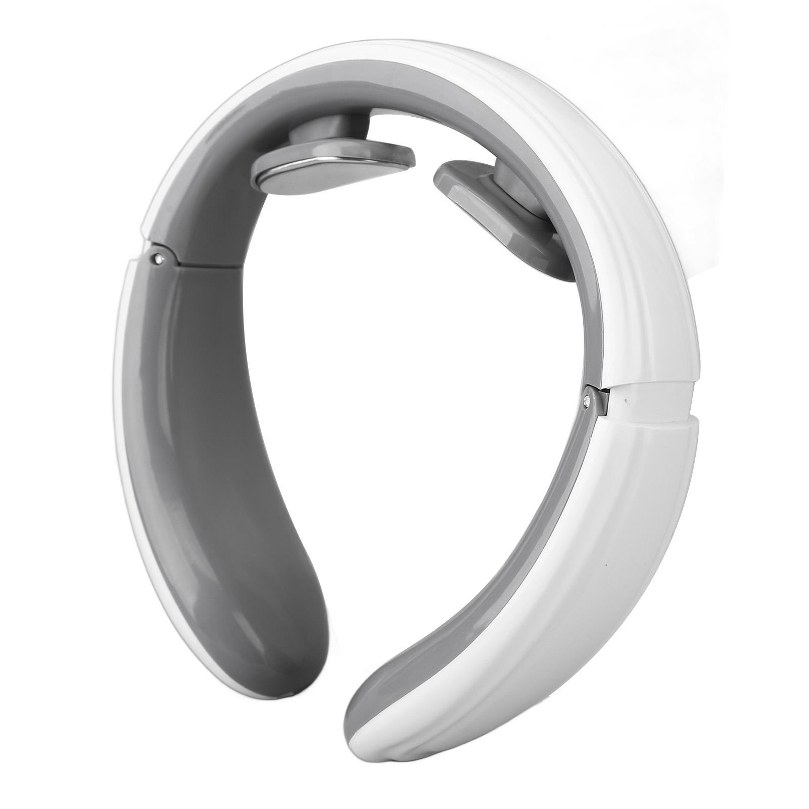 

Электрический импульсный массажер для шеи, 6 режимов, 9 уровней интенсивности, с электродной накладкой, белый