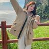 Outdoor Tooling Wind Jacket Cotton-padded Clothes for Women's Winter Hooded Students Easy To Fit Wear-resistant Jacket Cotton-padded Clothes
