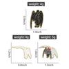 Angel Wing And Devil Wing Enamel Pins Custom Black And White Angel Brooches Lapel Badges Animal Jewelry Gift for Friends