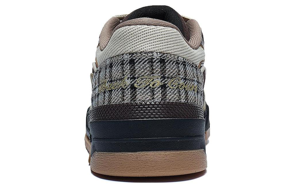Li Ning 001 BTC Slip Resistant Low top Skateboard Shoes Men's Umber AGCT219-2