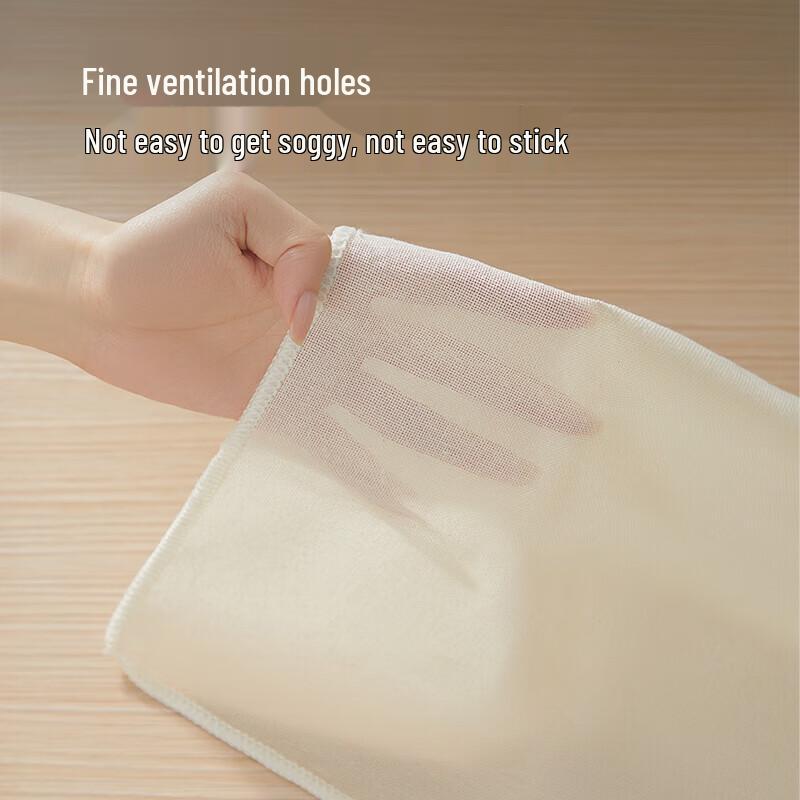 COOKER KING 50cm Cotton Square Steamer Cloth (2-Pack)