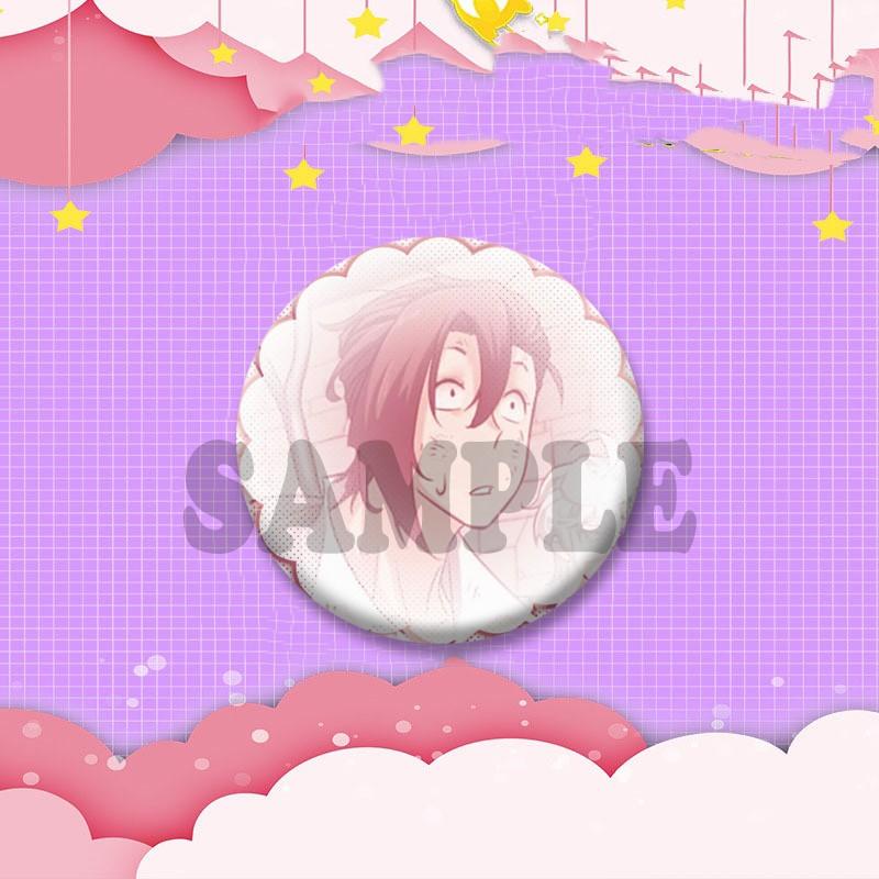 Korean BL Manhwa The Greatest Estate Designer Badges Cartoon Figure Button Brooch Round Lapel Pins Bag Hat Decor Friends Gifts
