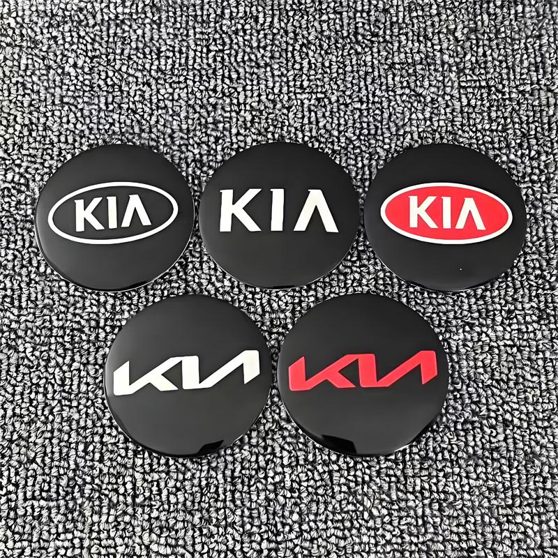 4Pcs 56mm Car Styling Wheel Center Hub Cap Stickers Accessories For KIA GT-Line Rio 4 Ev3 ev6 Niro Stonic Sportage Ceed Picanto