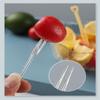 1000PCS Disposable Plastic Fruit Forks, Cake Forks, Mini Cocktail Tasting Forks, Thickened Forks for Fruits, Desserts, Cheese Cubes, Snacks