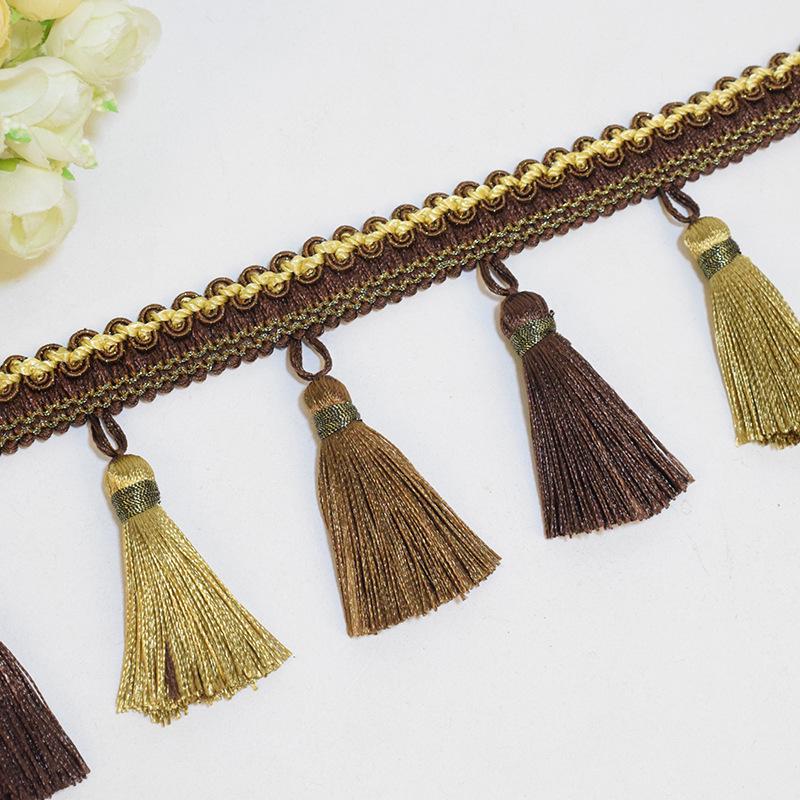 Red Tassel Lace - Multi-Use Home Accessory (12m) for Luggage, Curtains, and More