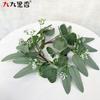 American Imitation Wreath Candle Wreath Eucalyptus Wreath Eucalyptus Leaf Wreath Dining Table Money Leaf Wreath