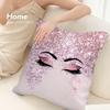 Beauty Makeup Eyelash Pillow Case Sofa Decorative Home Double-sided Print Plush Square Throw Pillow Covers Cushion Decor Cover