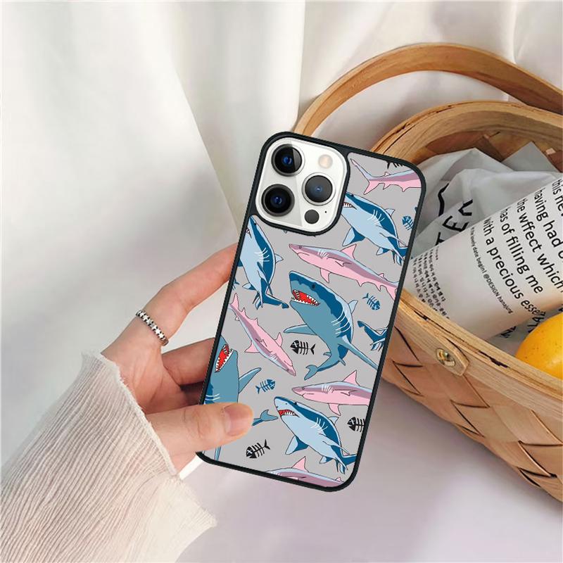 Orcas Whale Phone Case For iPhone 17 Air 16 15 14 11 12 13 Pro MAX Plus coque Cover Shell