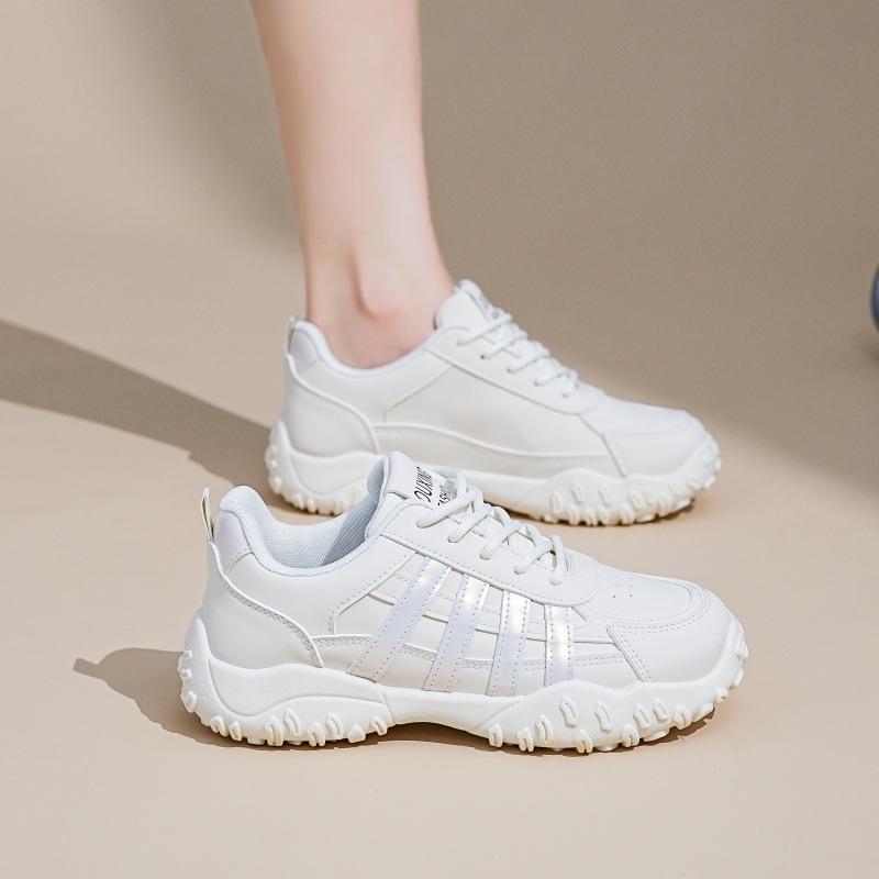 

Осень 2025 Новые Женские Туфли Дышащие Универсальные Легкие Повседневные Удобные Спортивные Туфли на Мягкой Подошве Zapatos De Mujer 40 бежевый