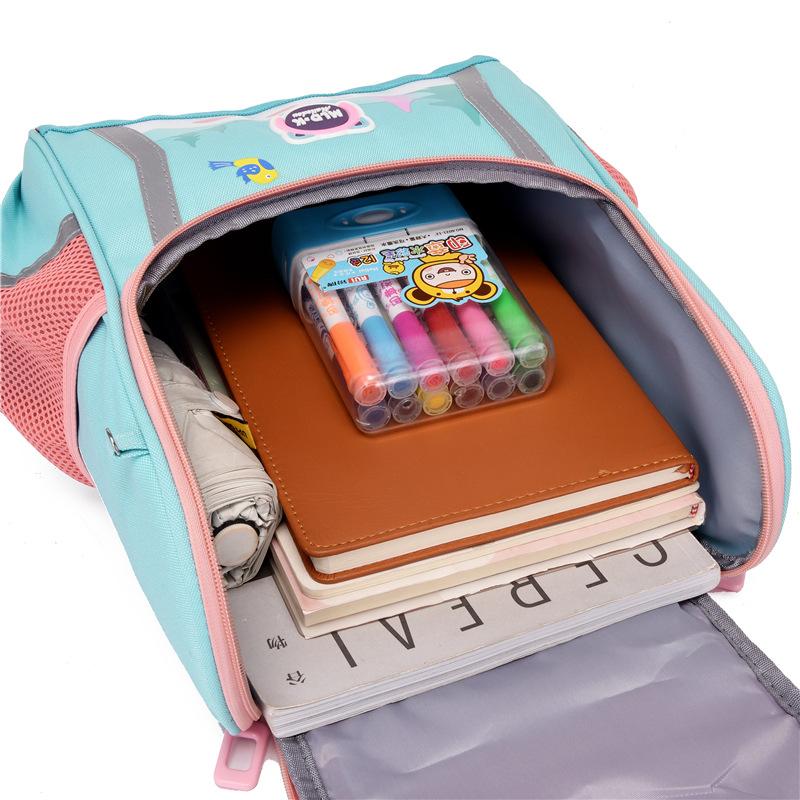 Children's schoolbag large capacity primary school schoolbag grade 3 backpack girl lighten super light soft cute