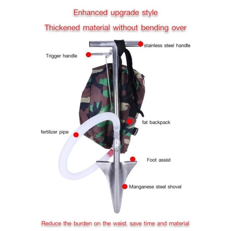 Applicator Small Fertilizer Spreader Agricultural Corn Spot Sowing Top Dressing Shovel Spreader Fruit Tree Automatic Fertilizer