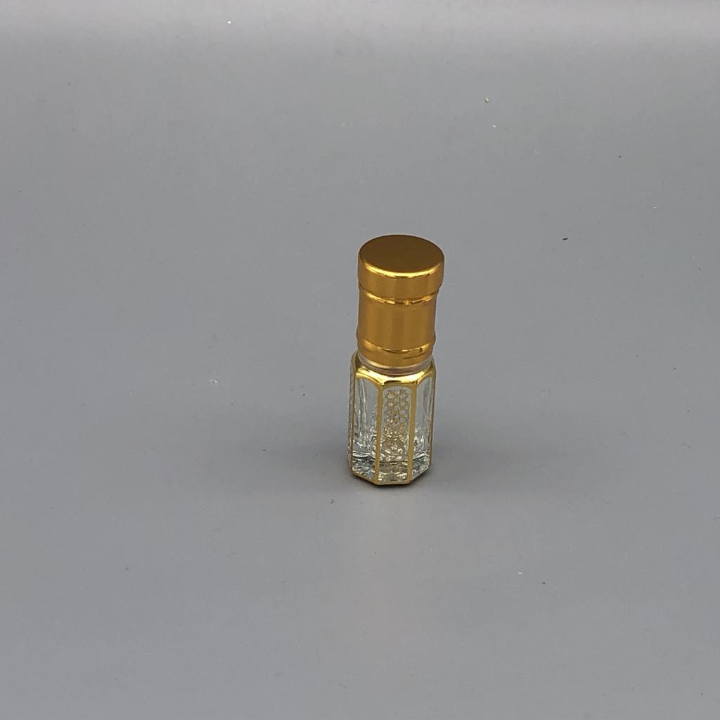 3ml Empty Glass Roll-on Bottle, Essential Oil Perfume Roller Ball, Portable Massage Sample Container for Travel