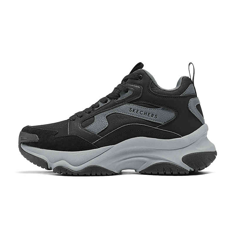 Skechers Street Удобные Высокие Папины Кроссовки Мужские Черные 183198-BLK 42