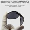 Men's Clip on Sunglasses for Myopia Eyeglasses Fashion Square Design UV400 Sun Glasses Night Vision Driving Fishing