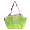 Large-Capacity Mesh Beach Bag Travel Organizer Mesh Toy Storage Bag Foldable Swim Bag