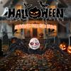 Halloween Animatronic Doll Face Spider Motion Activated Glowing Eyes Sound Control Scary Walking Toy Haunted House Prop Decor