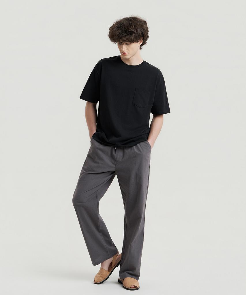 Delma Classic Pocket Signature Cotton Short Sleeve - Black