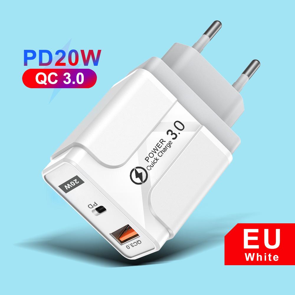 PD33W QC3.0 GaN Multi-Port Fast Charger - 9V/12V European Standard