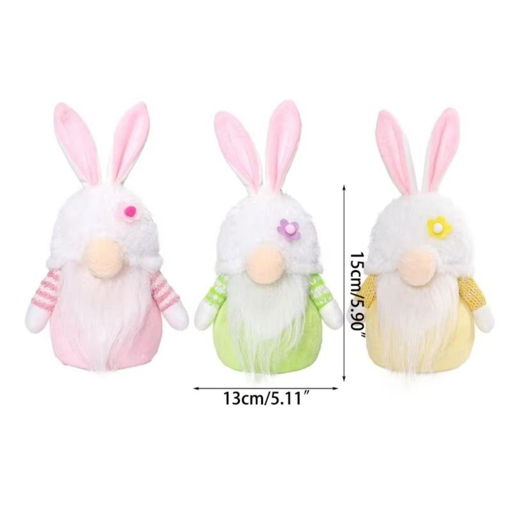 Mini LED Faceless Gnome Doll Kawaii Gnome Spring Party Doll Gnome Dwarfs Faceless Doll  Children