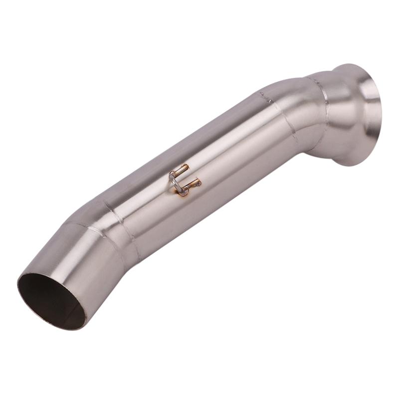 51MM Exhaust Pipe For Ducati Hypermotard 821 Hyperstrada 821 13-18 Motorcycle Escape Mufflers Mid Link Pipe Connect Tube Slip On