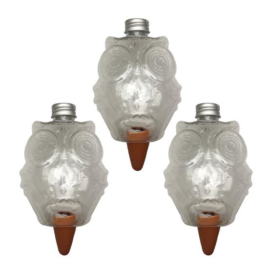 Dispozitiv automat de udat flori Design Bufniță Vas de plantare auto-udare Inserție Monitorizare ușoară a nivelului apei Spike de apă pentru plante pentru călătorii Instrument de îngrijire a plantelor