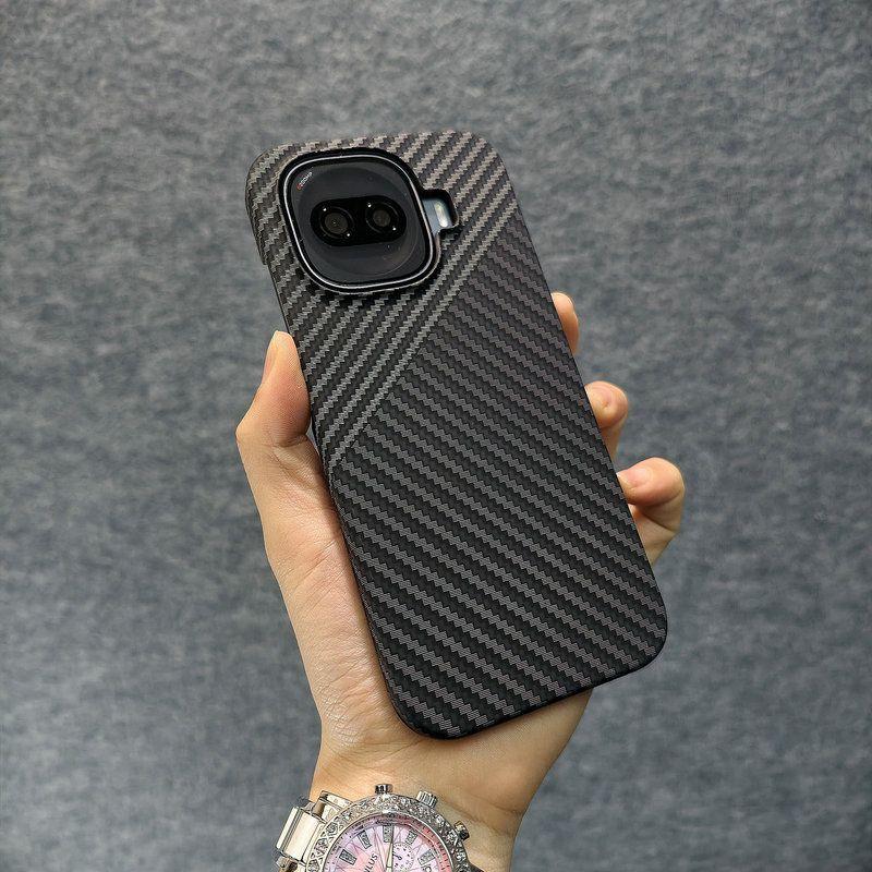 For Vivo iQOO Z11 Turbo Case Matte Hard Carbon Fiber PC Texture Pattern Cover For iQOO 15R Lightweight Fashion Phone Shell