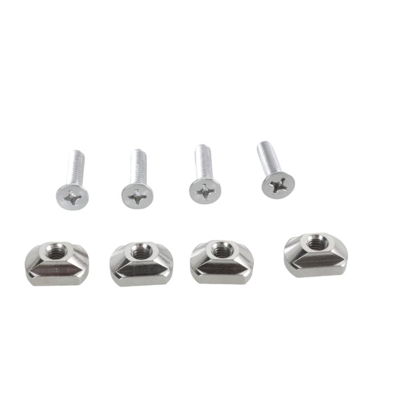 4Pcs Hydrofoil Mounting T Nut Replacement 8mm/6mm Mounting T-Nut And Screws Outdoors Surfing Accessory Enduring