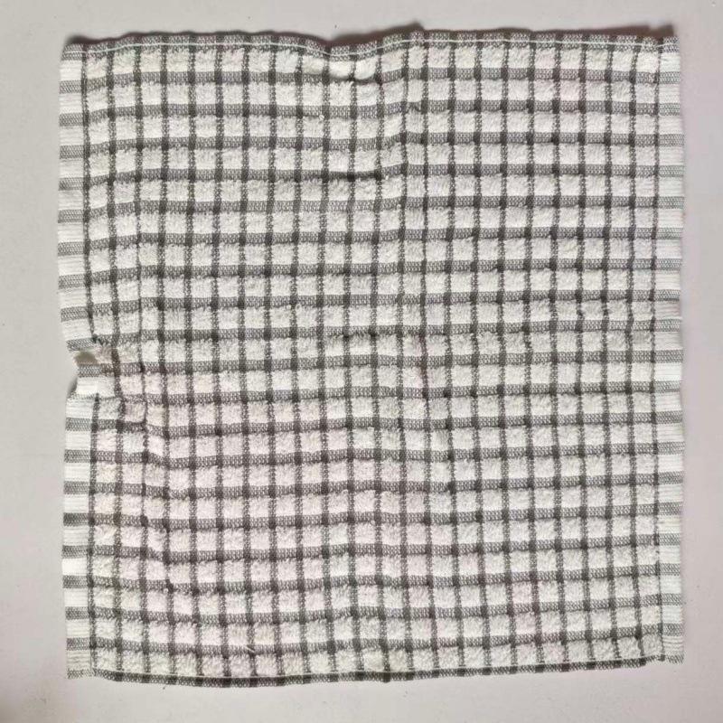 Color Grid Cotton Tea Towel: 28x40cm, 23g, Available In Six Colors, High Quality with Various Specifications.