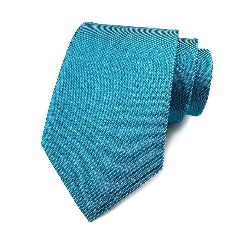 Solid Color High Density Silk Satin Tie 8Cm Fashion Tie
