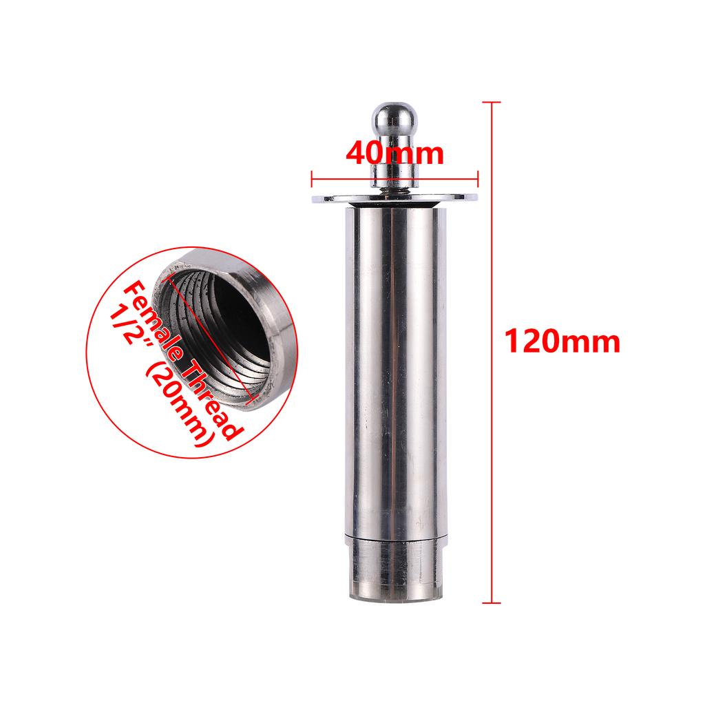 1/2" Female 3/4" Male Fountain Nozzle Stainless Steel Brass Mushroom Decorative Pond and Lake Aerator Outdoor Fountain