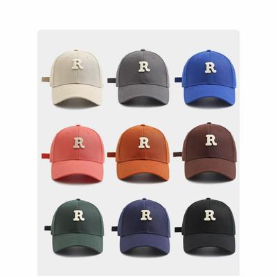 1pc Letter R Logo  baseballhat,Hip Hop Caps Outdoor Sports Adjustable,  Unisex Baseball Hat