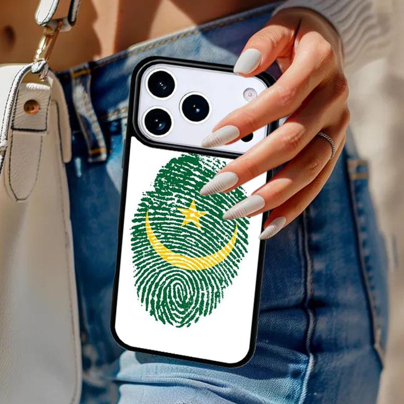 Mauritania Flag Phone Case For iPhone 17 Air 14 15 13 12 Max Cover For Apple 16e 11 Pro Max Plus Coque