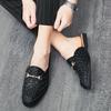 Fashion Men's Half Slippers New Fashion Outdoor Slippers Luxury Breathable Half Shoes for Men Casual Shoes Anti-slip Mules Beach Sandals