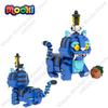 MOOXI MOC 571 Teile Action Cartoon Film KPop Demoo Jäger Figur DIY Baustein Süßer Tiger Kreatives Spielzeug Halloween Geschenk MOC1668