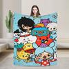 Toca Life World  Blanket Quality Soft Warm  Throw Blanket Winter Boy Girl Couch Chair Sofa Bed Pattern Bedspread