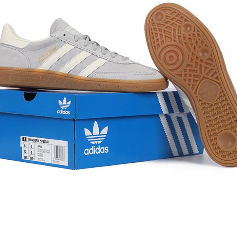Adidas נעלי סניקרס הנדבול ספציאל אפור ללבן קרם